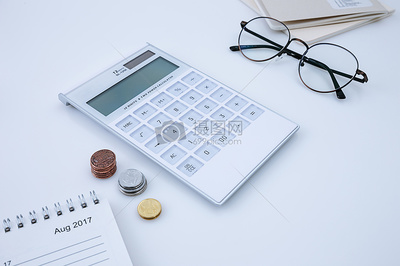 商业办公会计计算器桌面